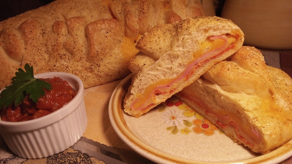 Easter Ham & Cheese Bread